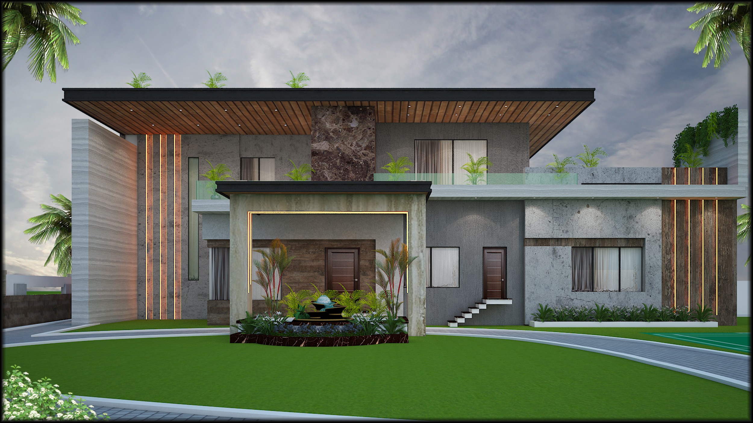House front elevation - ArchYard