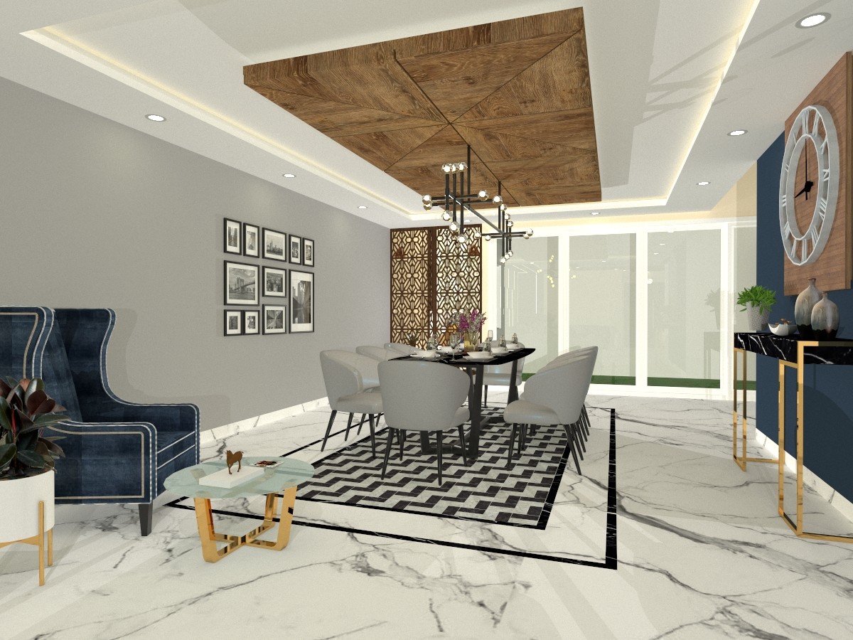 Dining room interior design3 - ArchYard